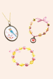 Djeco -Oh! Les perles- Beads And Flowers - Strawberries & Cream - crafts