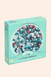 Djeco - Alphabet Beads - Argent - Strawberries & Cream