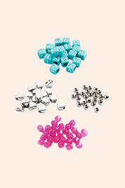 Djeco - Alphabet Beads - Argent - Strawberries & Cream