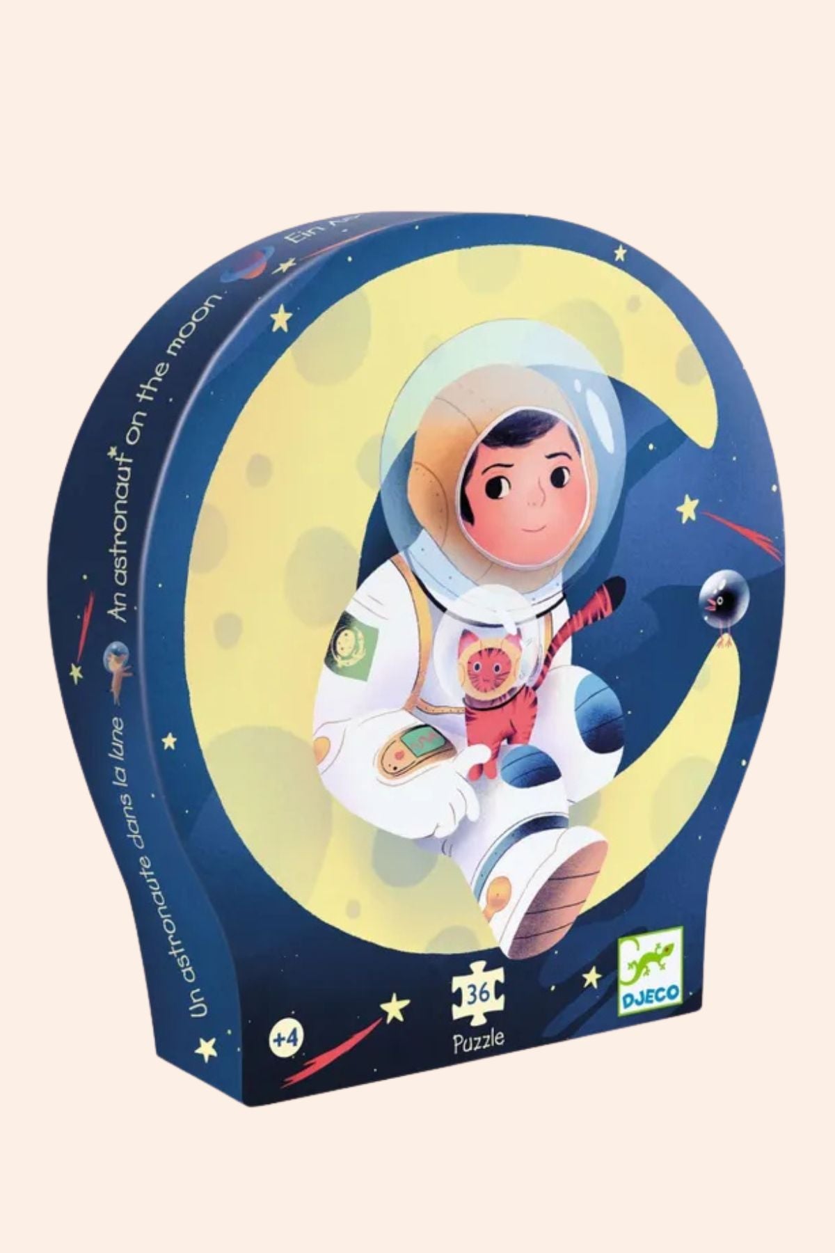 Djeco - An Astronaut on the Moon - Puzzle - Strawberries & Cream