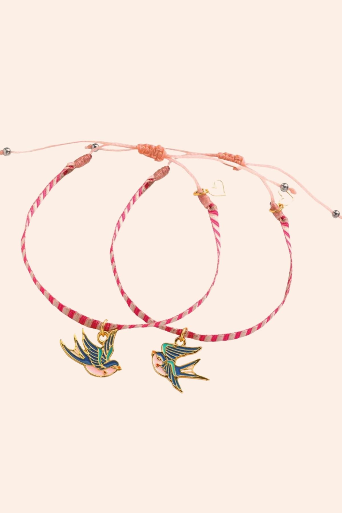 Djeco - Bird Ribbons Jewellery - Strawberries & Cream