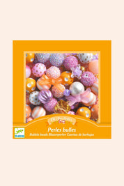 Djeco - Bubble Beads - Gold - Strawberries & Cream - Creative Activities - Craft Kits - Jewellery - Fancy Beads