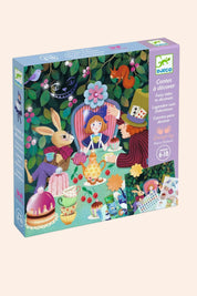 Djeco - Colouring Fairy Tale - Nutcracker - Strawberries & Cream - Ingrid Lewis - Designer
