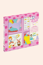 Djeco - Create With Stickers - Love Princesses - Strawberries & Cream