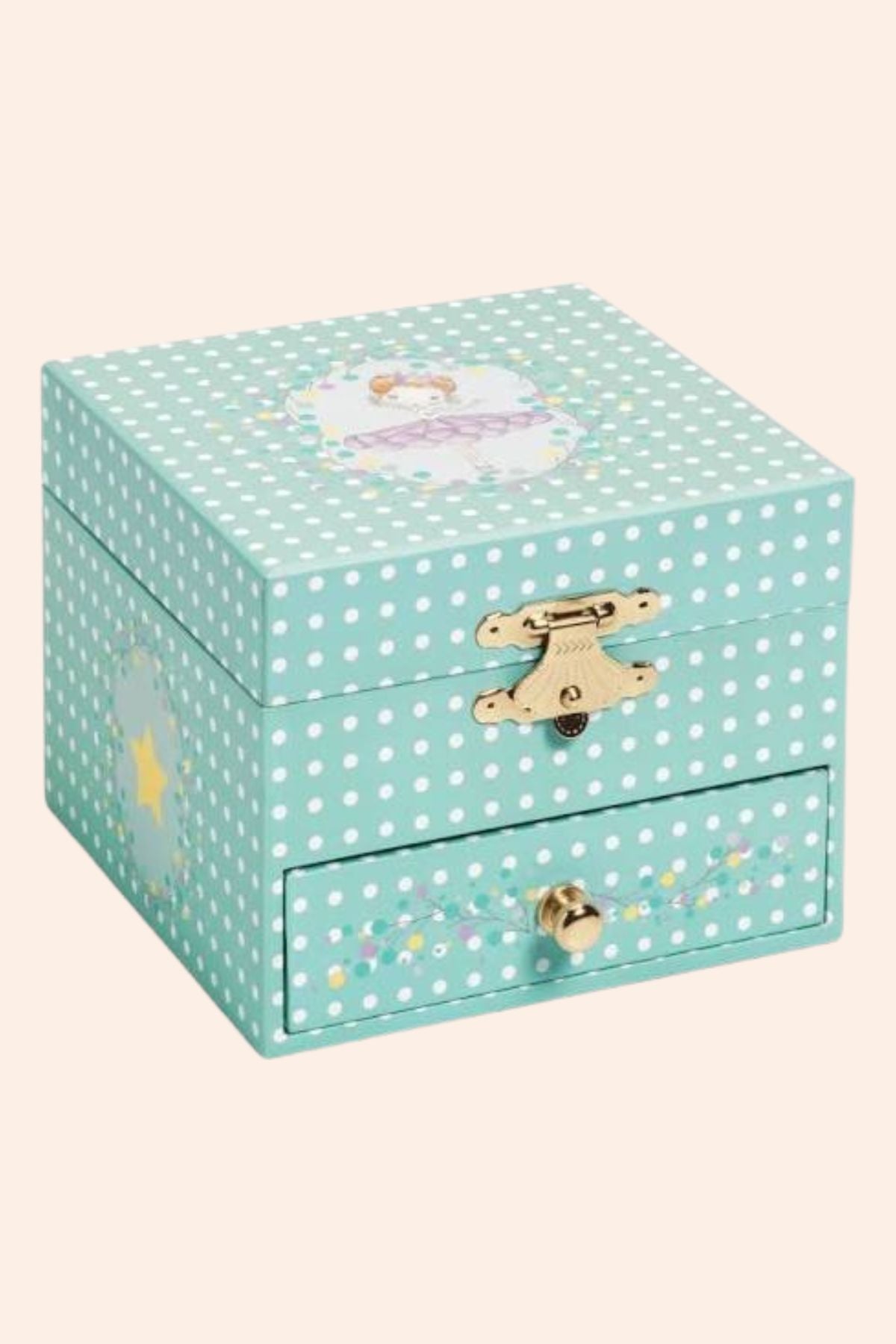 Djeco - Delicate Ballerine - Musical Box - Strawberries & Cream