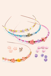 Djeco - Headbands and Threading Tray - Precious - Strawberries & Cream