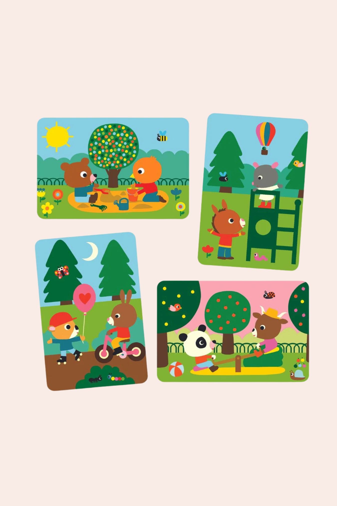 Djeco - In The Park - Magic Colouring - Strawberries & Cream