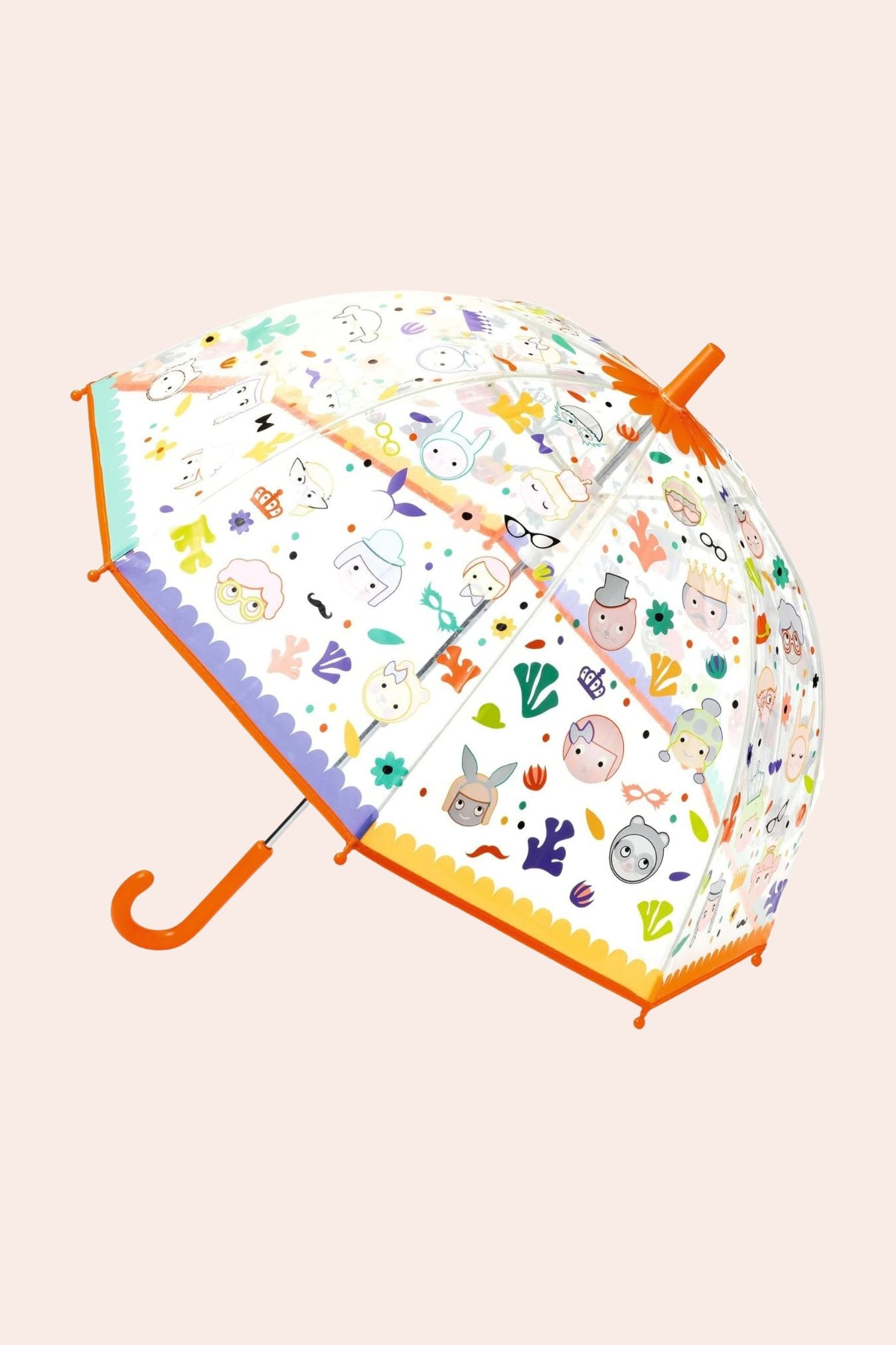 Djeco - Medium Umbrella - Faces - Strawberries & Cream