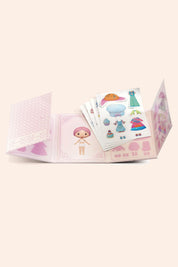 Djeco - Miss Lilypink - 40 stickers - Tinyly - Strawberries & Cream