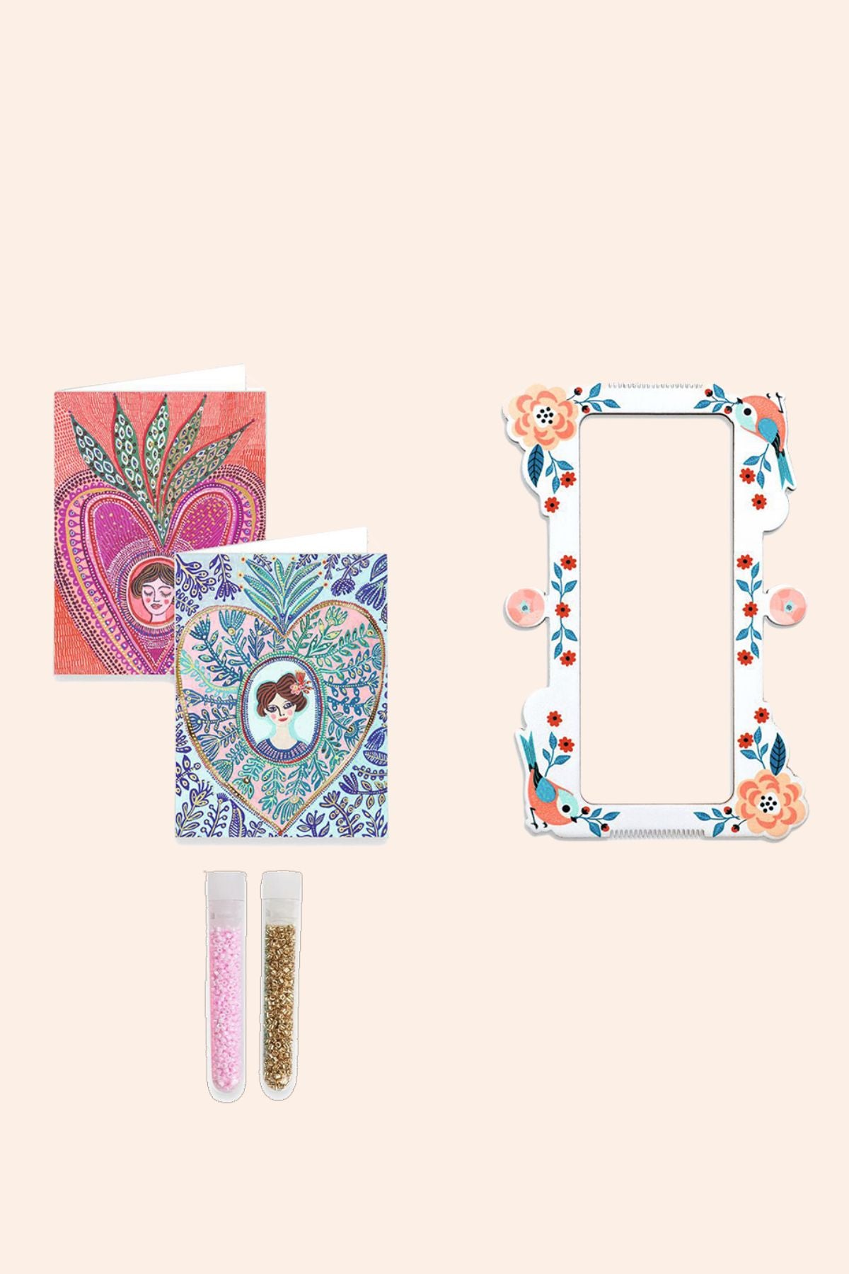 Djeco - Miyuki and Hearts Jewellery - Strawberries & Cream