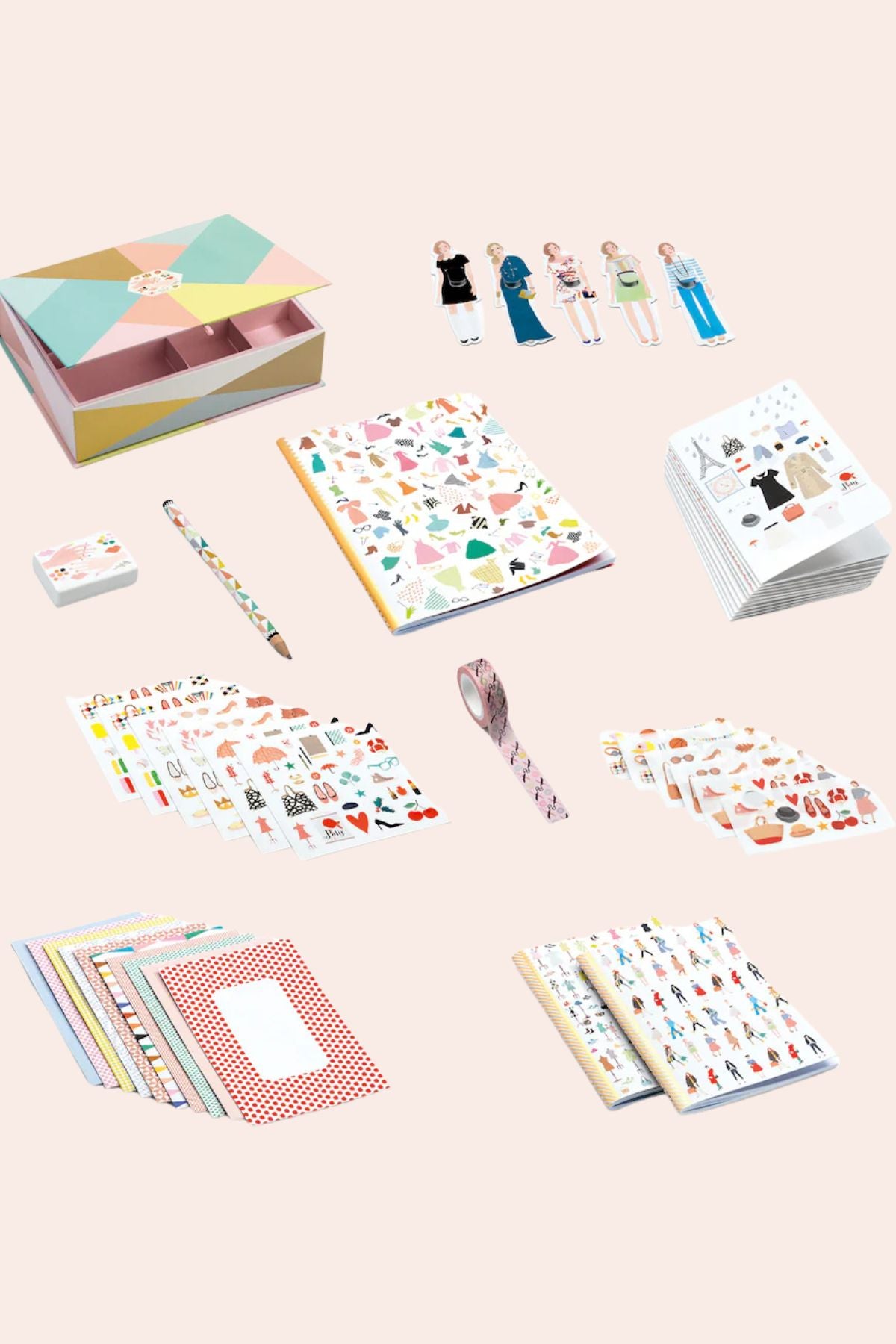 Djeco - My Stationery - Tinou - Strawberries & Cream