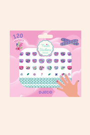 Djeco - Nails Stickers - Petite Fleur - Strawberries & Cream