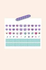 Djeco - Nails Stickers - Petite Fleur - Strawberries & Cream