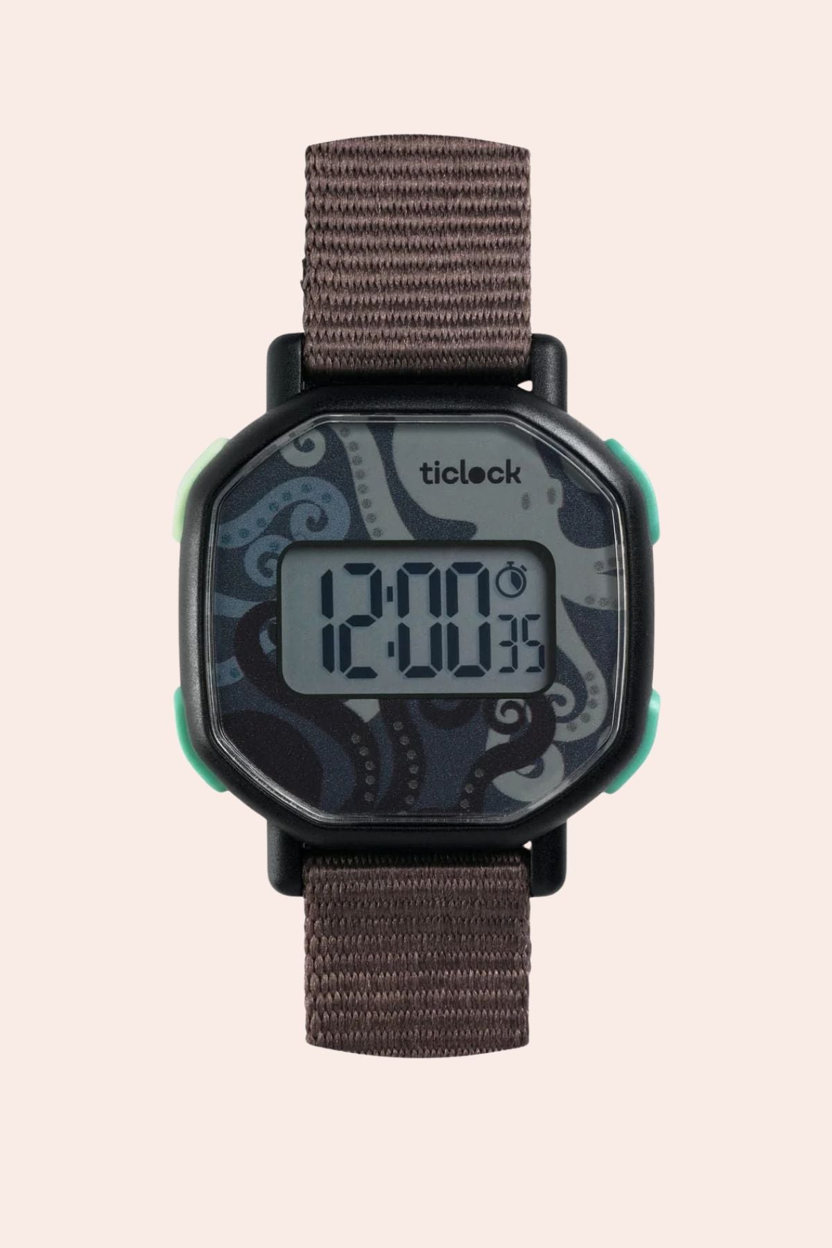Djeco - Ticlock Digital Watch - Black Octopus - Strawberries & Cream