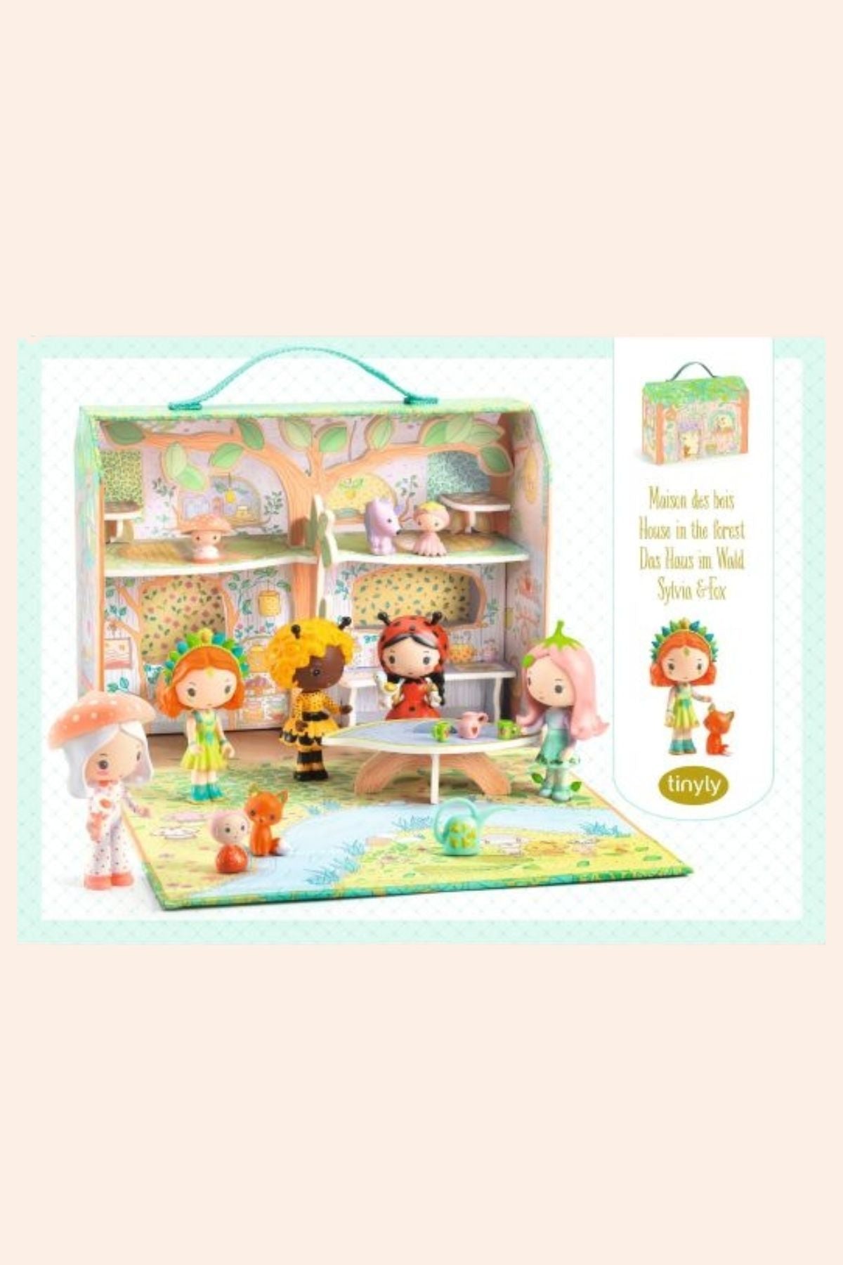 Djeco - Tinyly - Sylvia & Fox's House in The Forest - Strawberries & Cream
