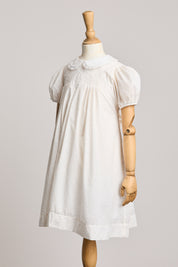 Eloise Dress Blush Polka Dots - Designed by Ingrid Lewis - Strawberries & Cream