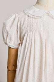 Eloise Dress Blush Polka Dots - Designed by Ingrid Lewis - Strawberries & Cream