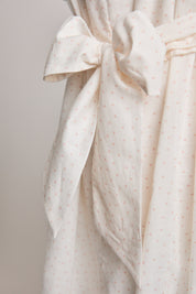 Eloise Dress Blush Polka Dots - Designed by Ingrid Lewis - Strawberries & Cream