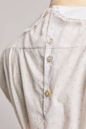 Eloise Dress Blush Polka Dots - Designed by Ingrid Lewis - Strawberries & Cream