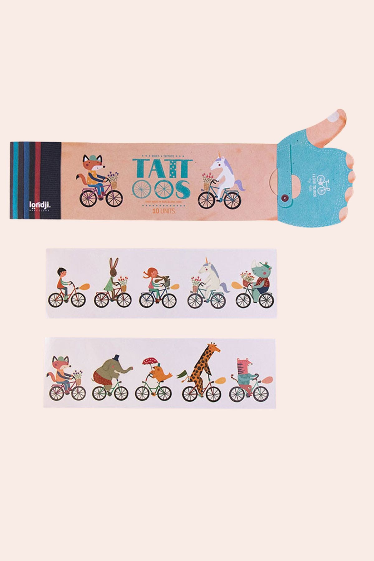 Londji Tattoos - Bikes - Strawberries & Cream