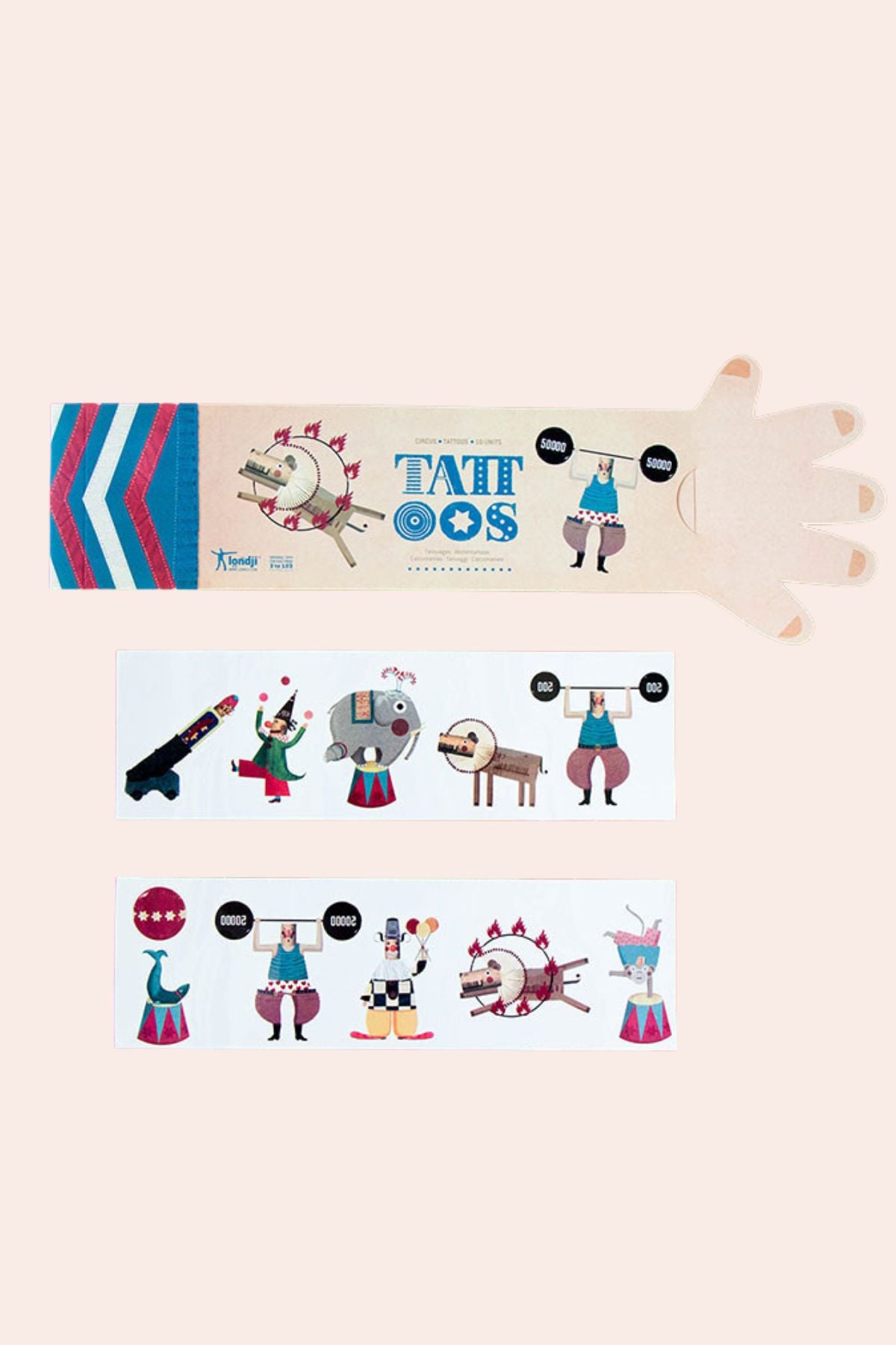 Londji Tattoos - Circus - Strawberries & Cream