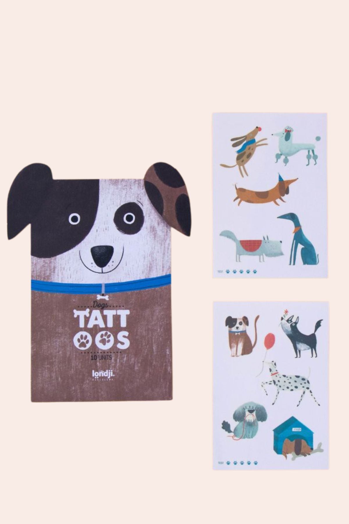Londji Tattoos - Dogs - Strawberries & Cream