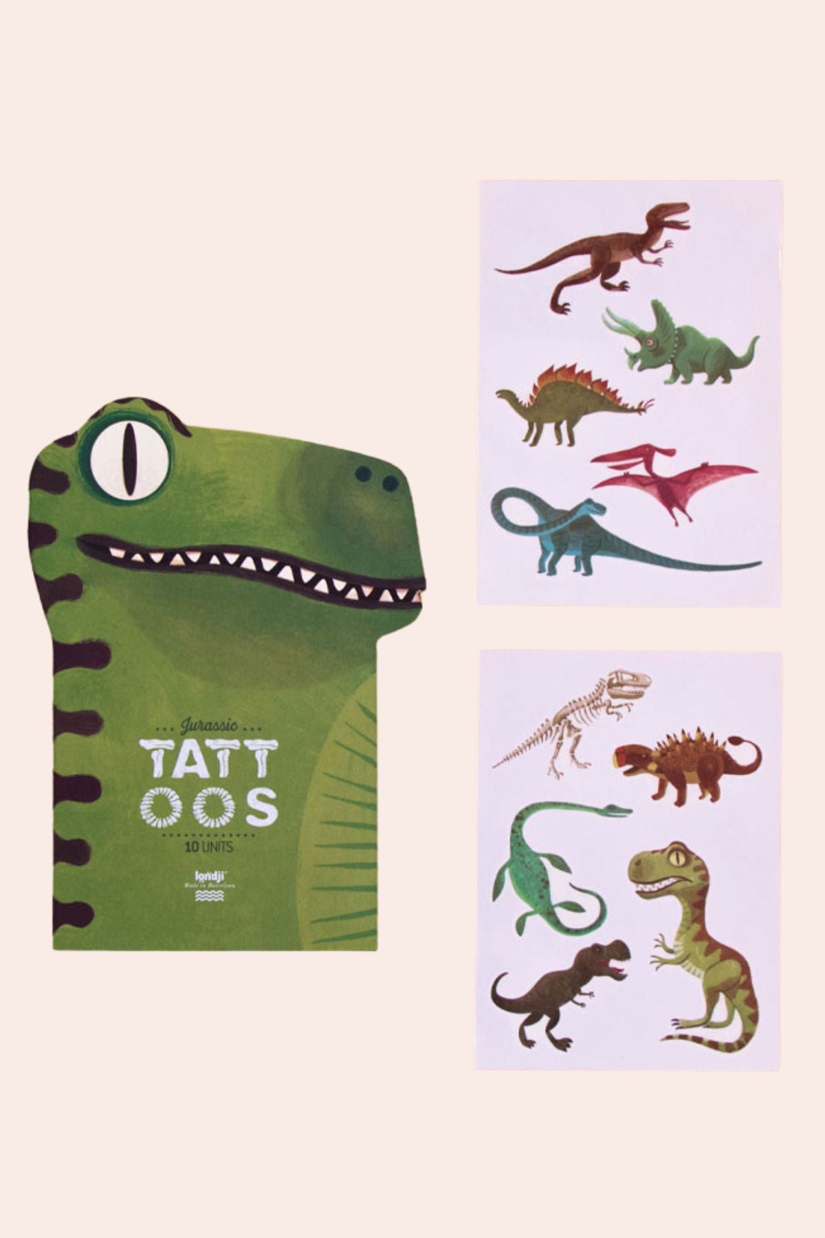 Londji Tattoos - Jurassic - Strawberries & Cream