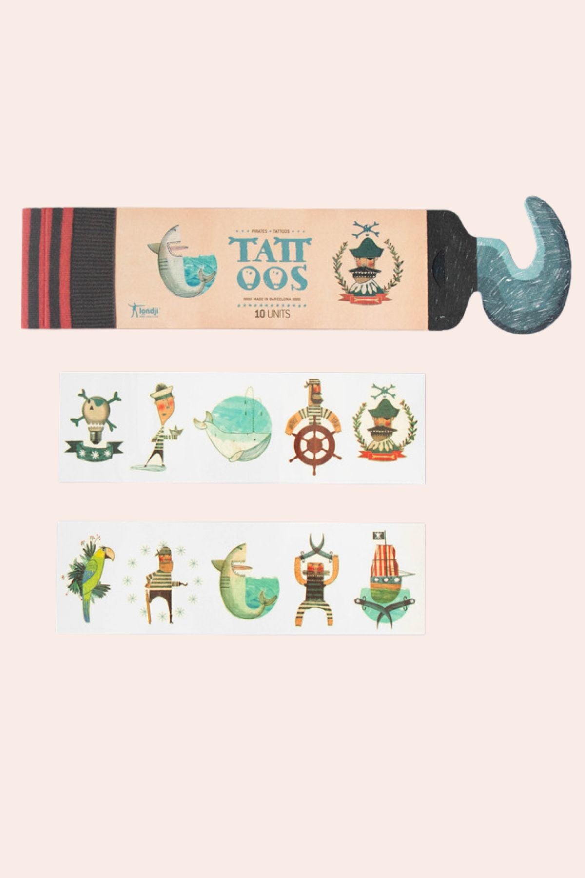 Londji Tattoos - Pirates - Strawberries & Cream