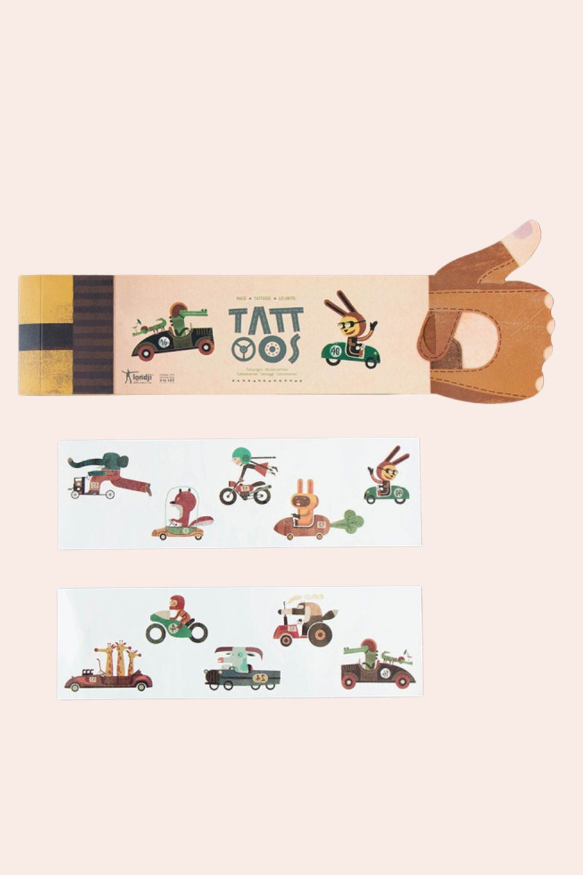 Londji Tattoos - Race - Strawberries & Cream