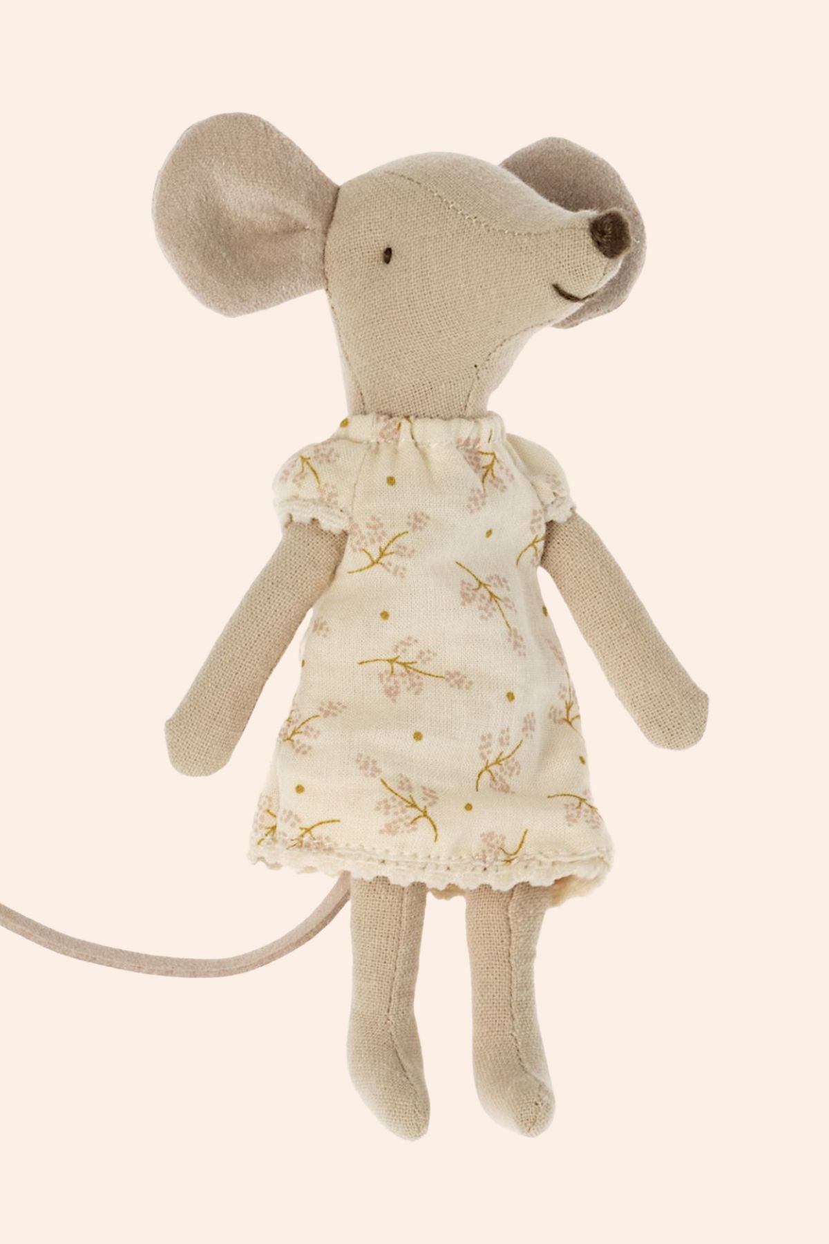 Maileg - Big Sister Mouse - Nightgown - Strawberries & Cream