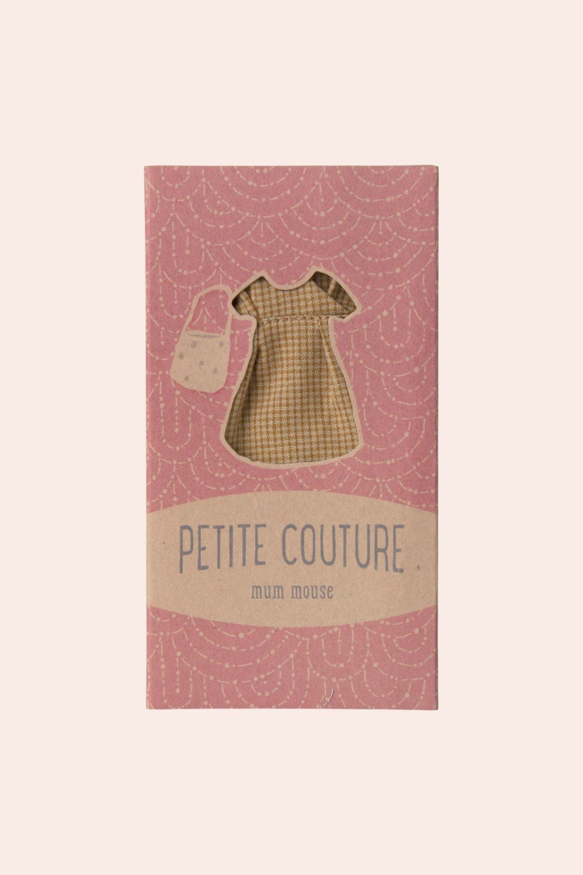 Maileg - Dress and Bag - Mum Mouse - Strawberries & Cream
