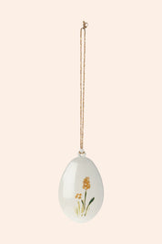 Maileg - Easter Egg Ornament - 2 Assorted - Yellow - Strawberries & Cream