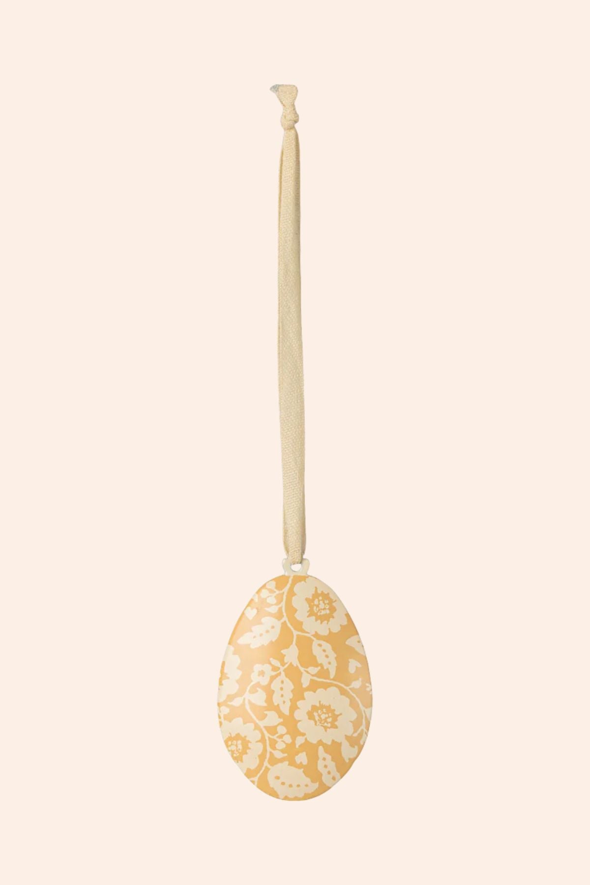 Maileg - Easter Egg Ornament - Flowers - Yellow - Strawberries & Cream