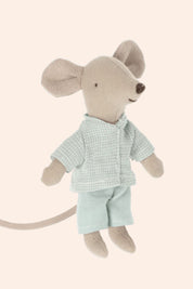 Maileg - Little Brother/Sister Mouse Clothes - Pyjamas - Strawberries & Cream