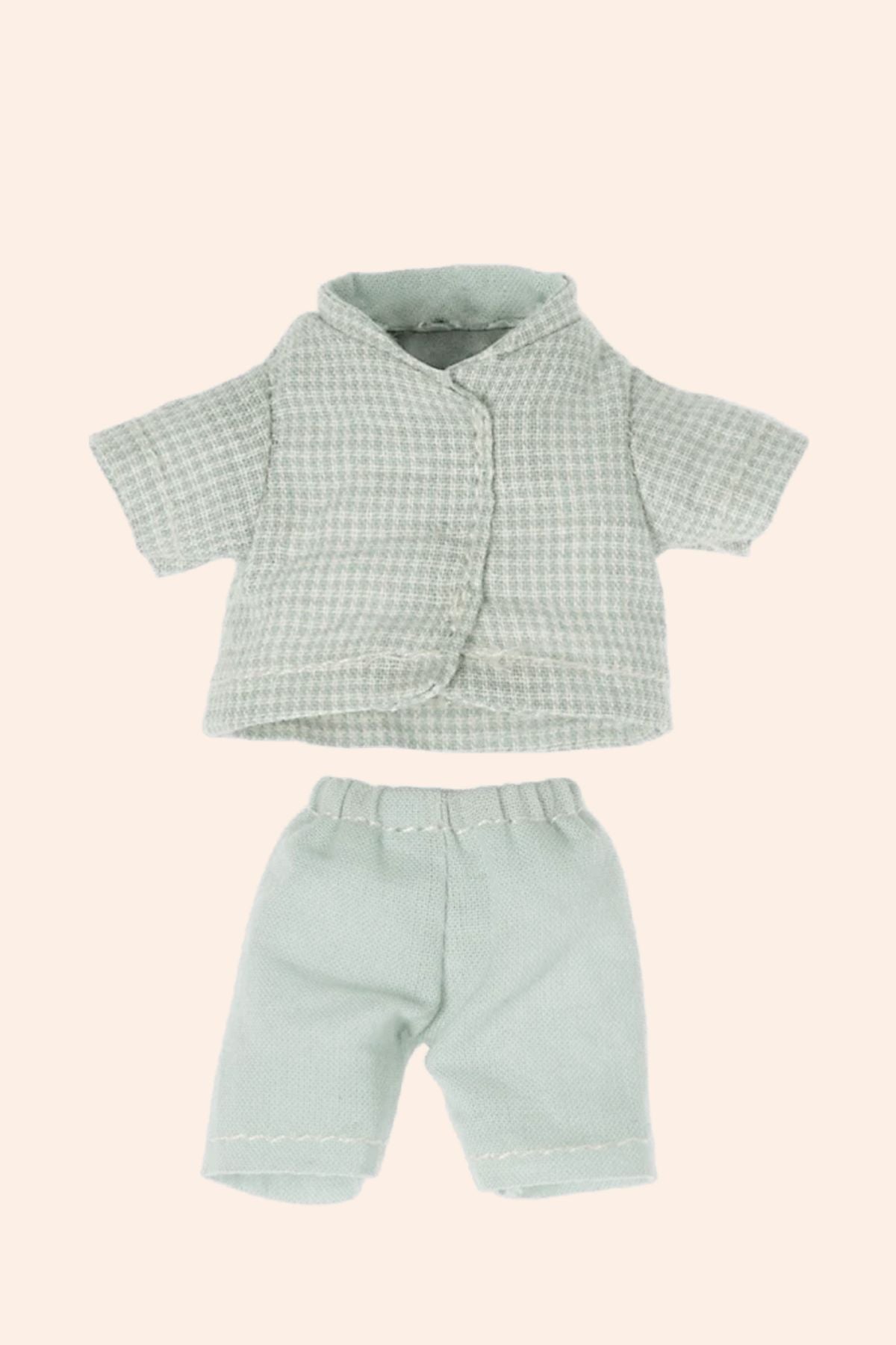 Maileg - Little Brother/Sister Mouse Clothes - Pyjamas - Strawberries & Cream