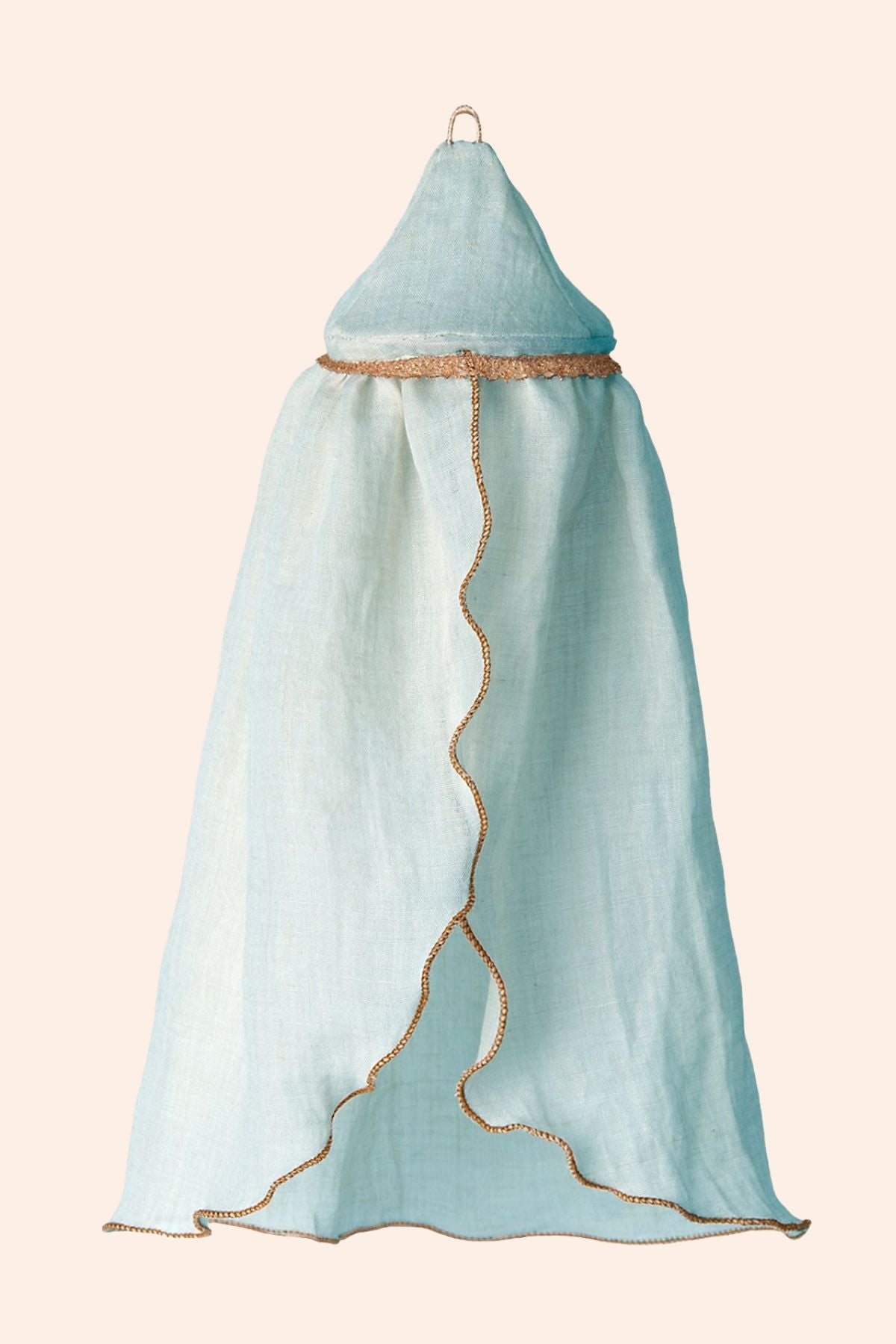 Maileg - Miniature - Bed Canopy - Mint - Strawberries & Cream