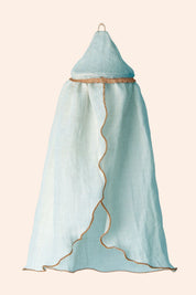 Maileg - Miniature - Bed Canopy - Mint - Strawberries & Cream