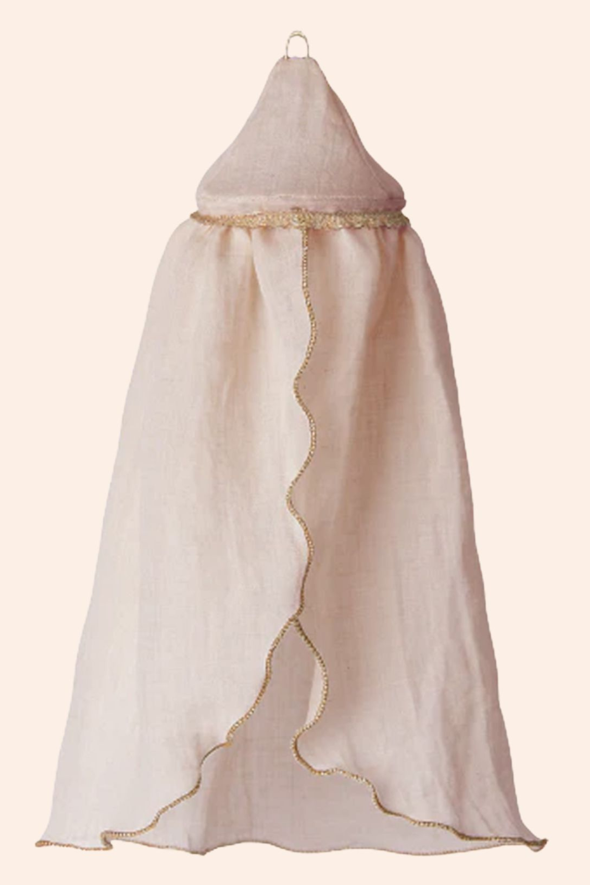 Maileg - Miniature - Bed Canopy - Rose - Strawberries & Cream