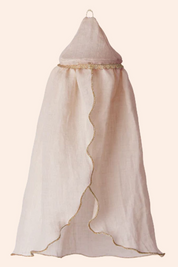 Maileg - Miniature - Bed Canopy - Rose - Strawberries & Cream