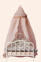 Maileg - Miniature - Bed Canopy - Rose - Strawberries & Cream