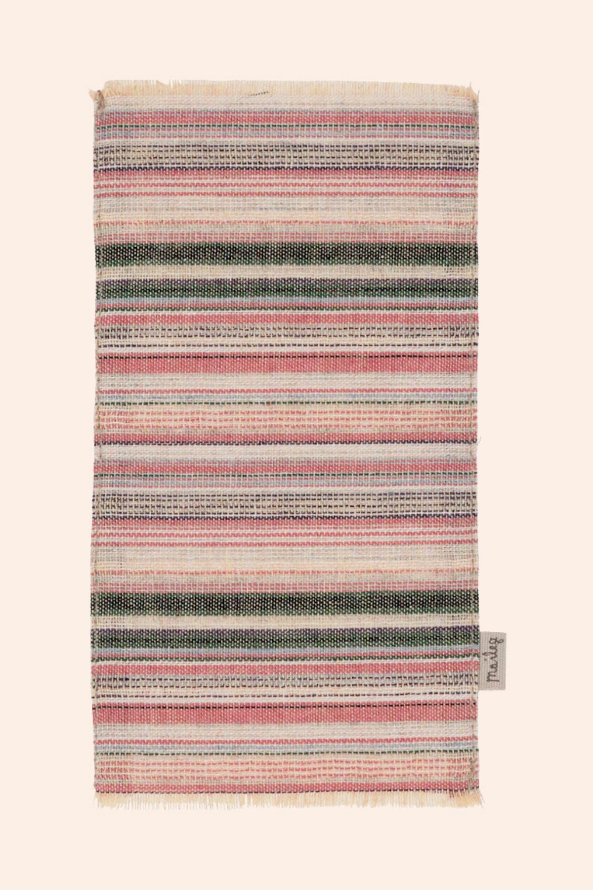 Maileg - Miniature - Rug Striped - Strawberries & Cream
