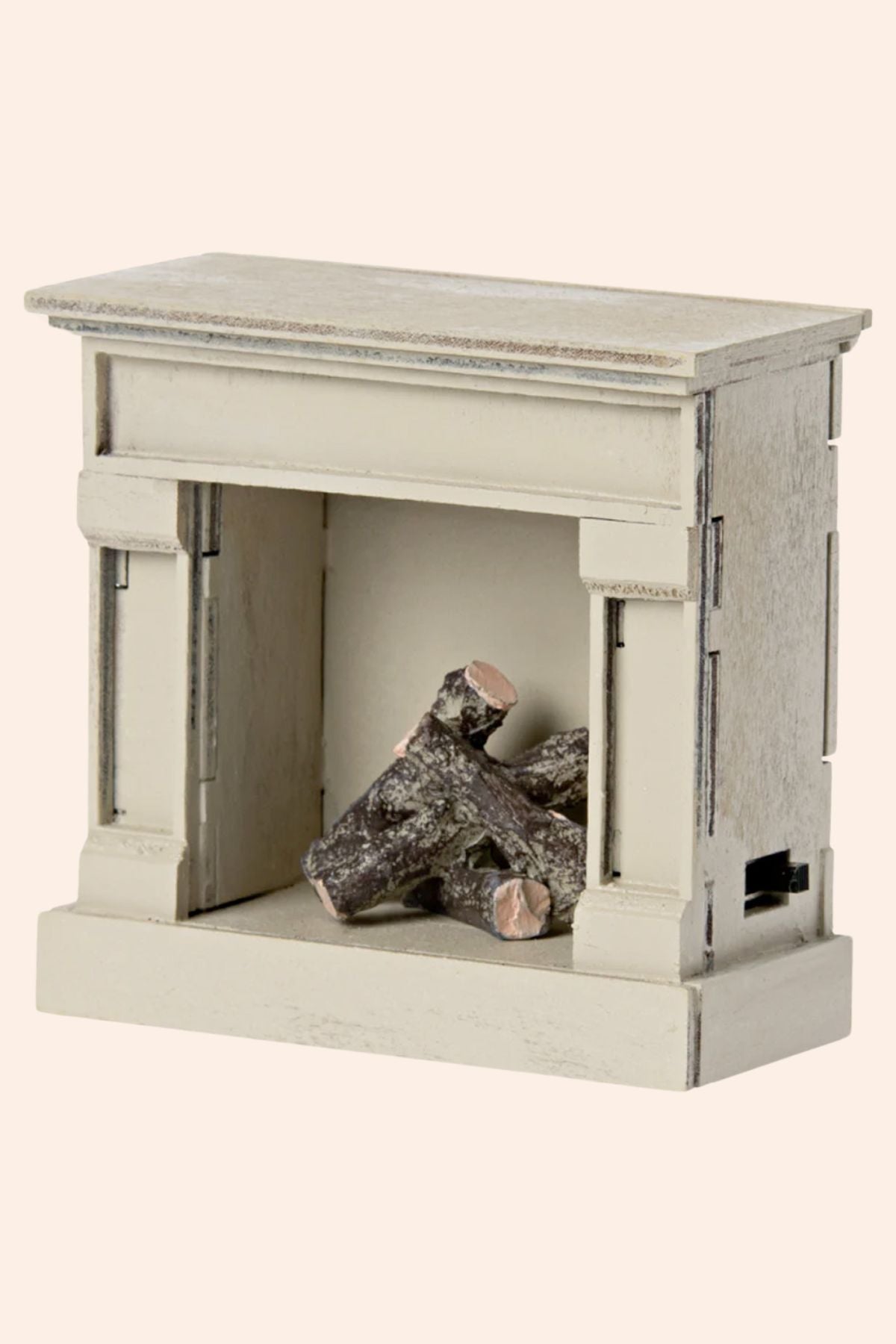 Maileg - Mouse - Fireplace - Off white - Strawberries & Cream