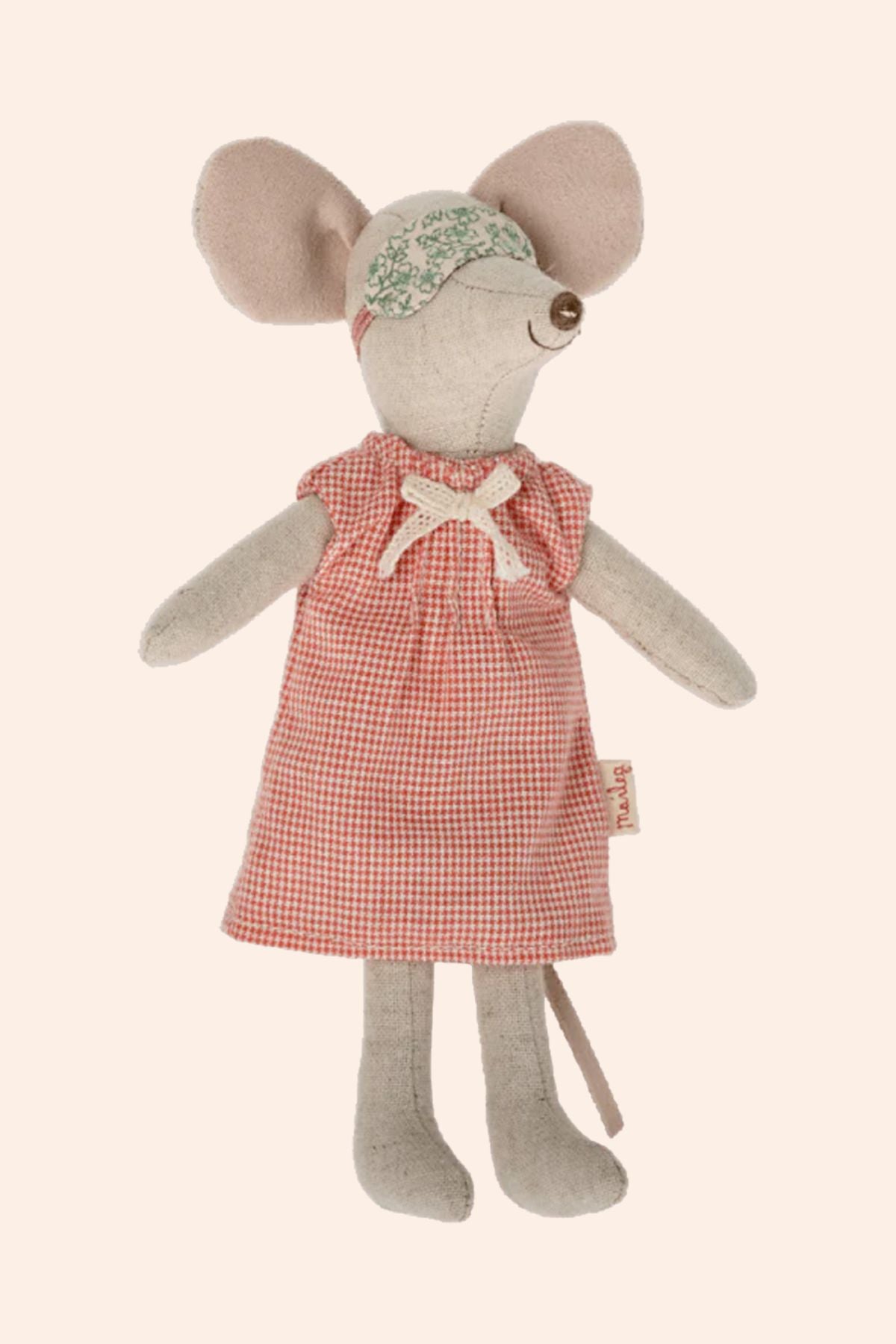 Maileg - Mum Mouse Clothes - Nightgown - Strawberries & Cream