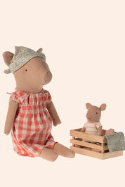 Maileg - Pig Girl - Strawberries & Cream