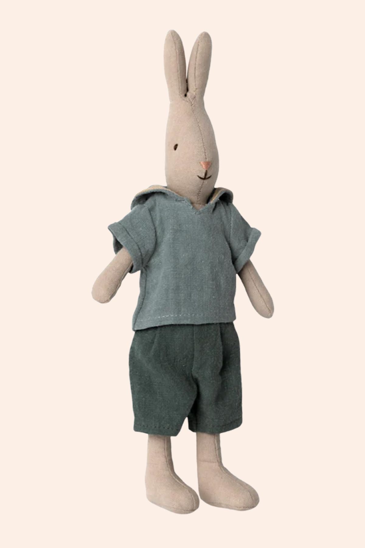 Maileg - Rabbit Size 2 - Classic Shirt and Shorts -Strawberries & Cream