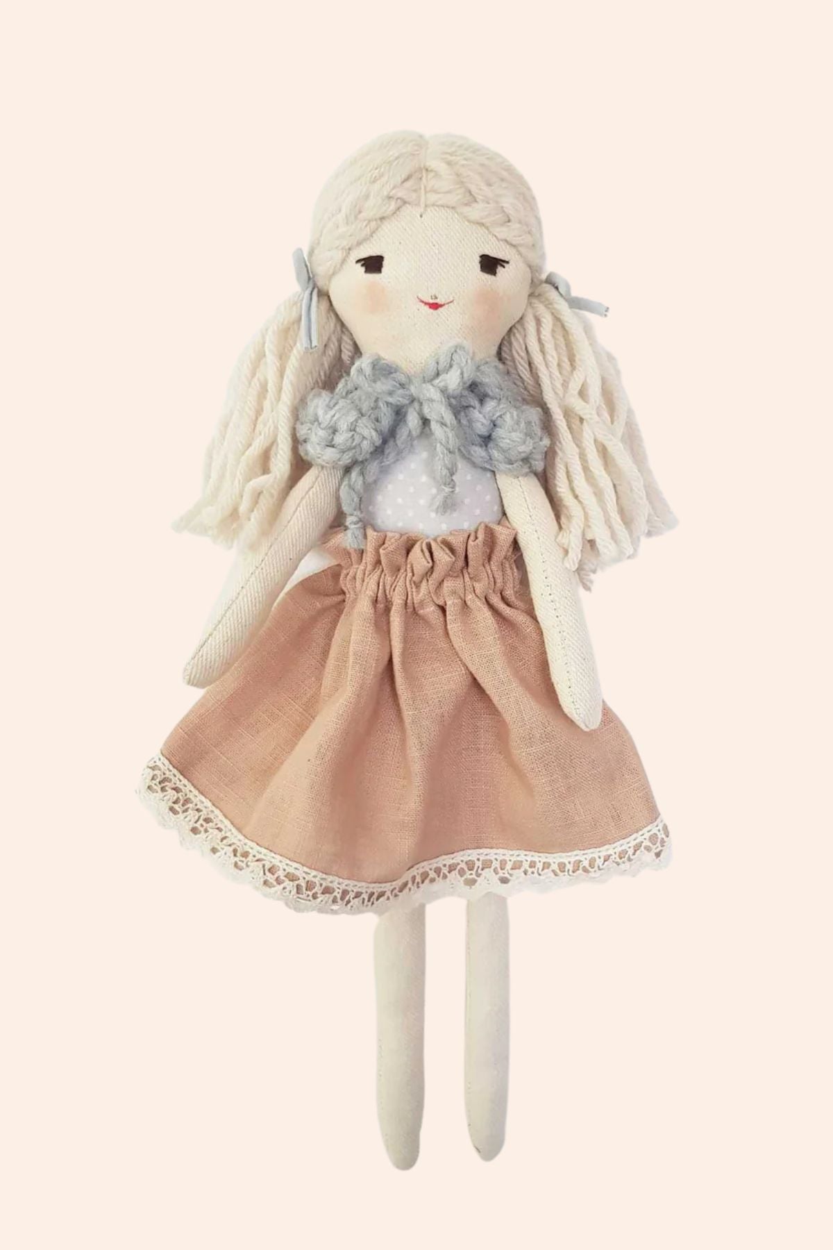 Mari Dolls - In Linen Skirt Doll - Nila - Strawberries & Cream