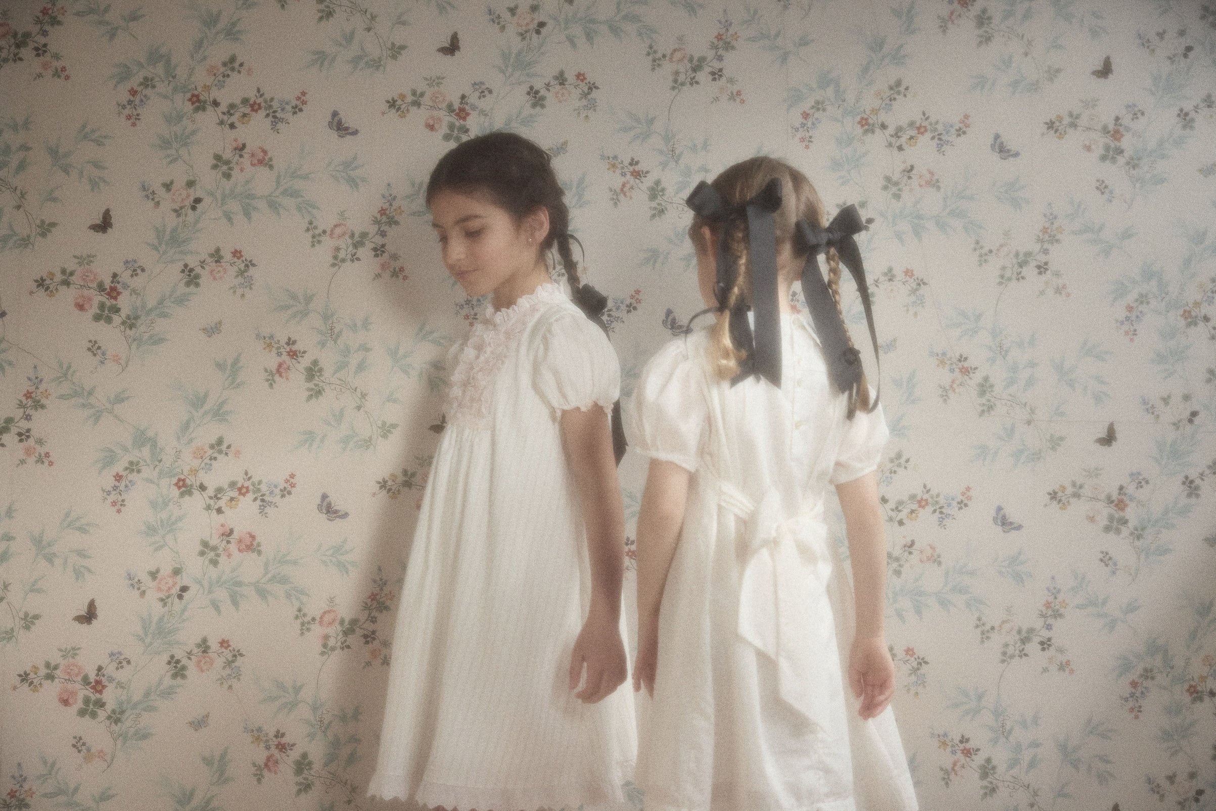 Eloise Dress Blush Polka Dots - Designed by Ingrid Lewis - Strawberries & Cream