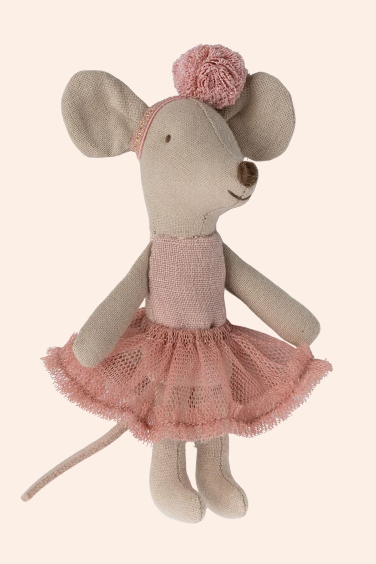 Maileg - Ballerina Mouse Little Sister - Rose - Strawberries & Cream