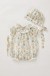 Jelly Romper Short Sleeve In Liberty Garden