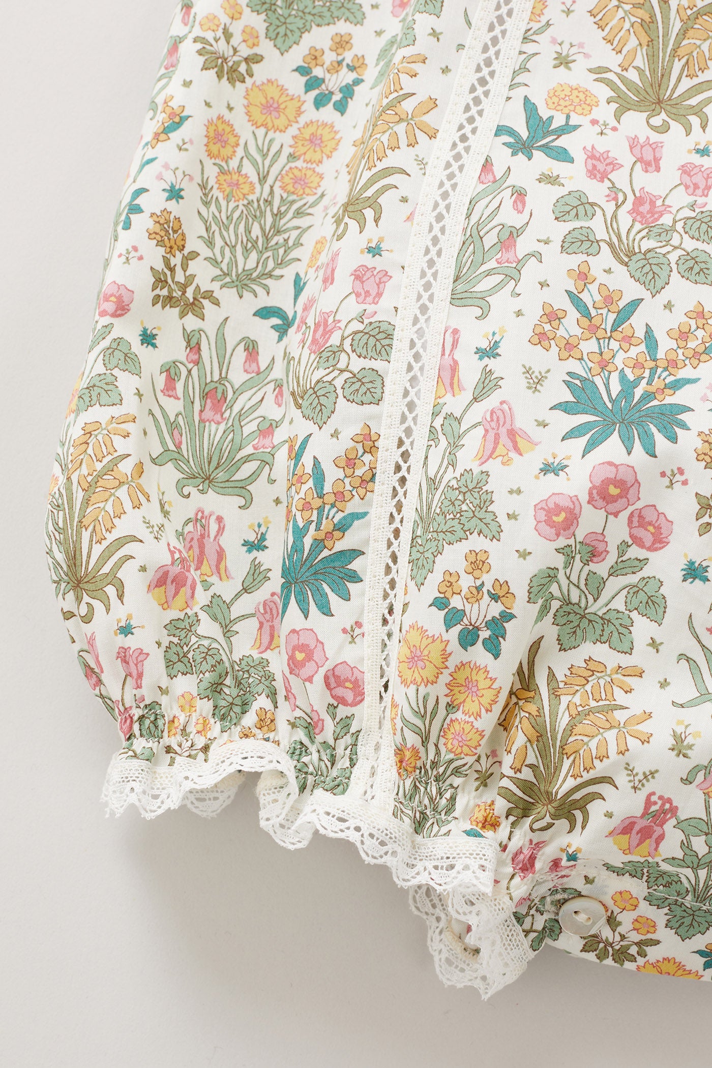 Jelly Romper Short Sleeve In Liberty Garden
